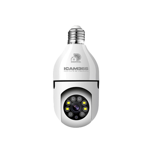 [ICAM365BOM] CAMARA INTELIGENTE ICAM 365 T/BOMBILLO 1080P HD QP HOME